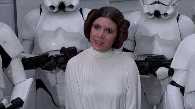 princess leia carrie fisher and hillary clinton