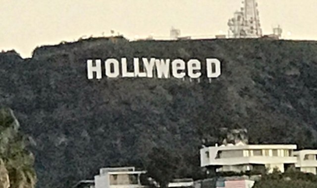 hollyweed sign in hollywood